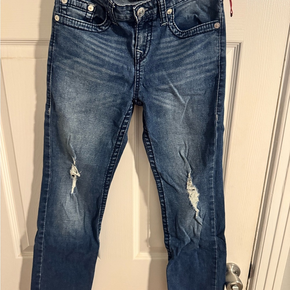 True Religion Kids Blue Distressed Jeans